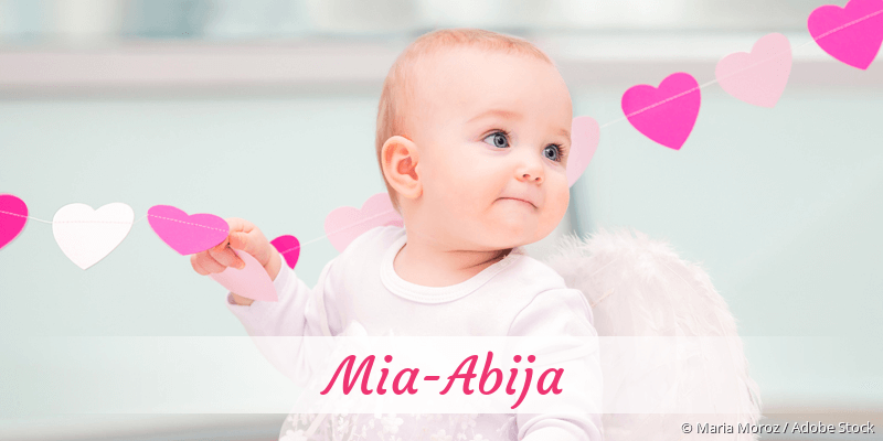 Baby mit Namen Mia-Abija