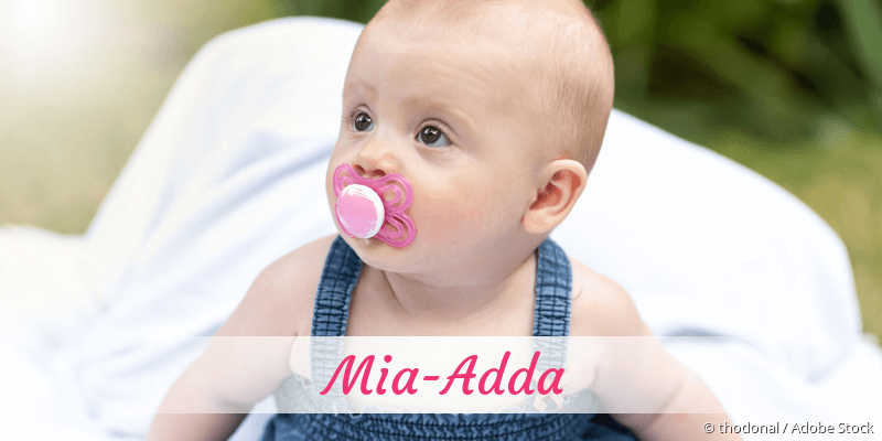 Baby mit Namen Mia-Adda