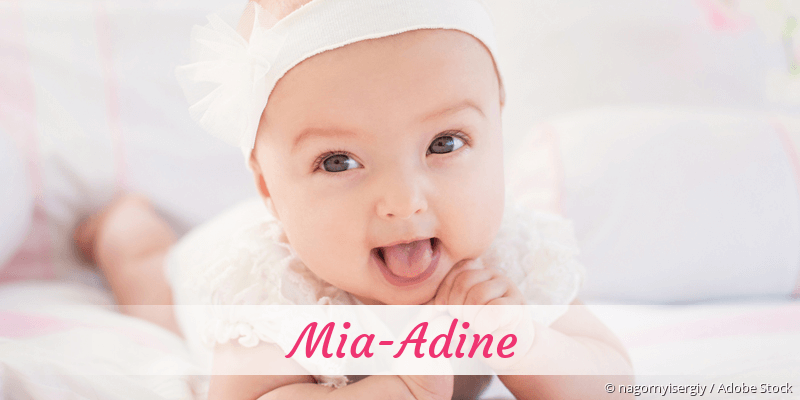 Baby mit Namen Mia-Adine