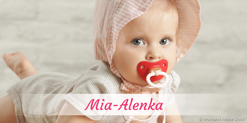 Baby mit Namen Mia-Alenka