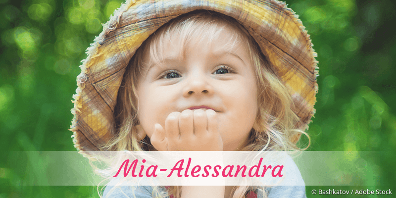 Baby mit Namen Mia-Alessandra