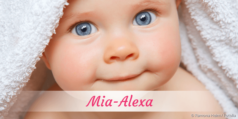 Baby mit Namen Mia-Alexa