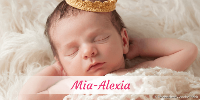 Baby mit Namen Mia-Alexia