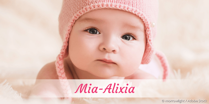 Baby mit Namen Mia-Alixia
