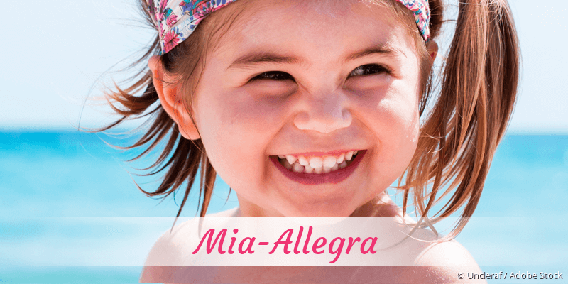 Baby mit Namen Mia-Allegra