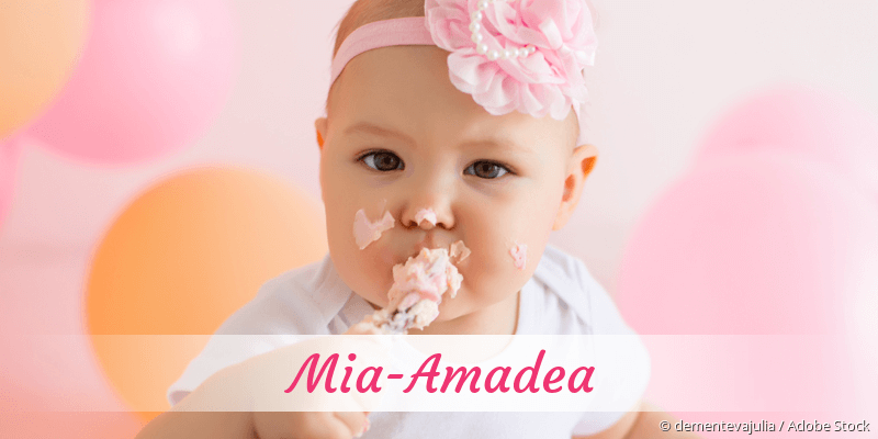 Baby mit Namen Mia-Amadea