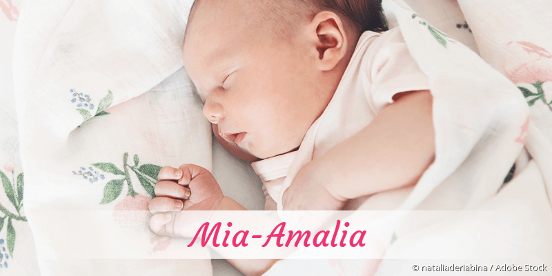 Baby mit Namen Mia-Amalia