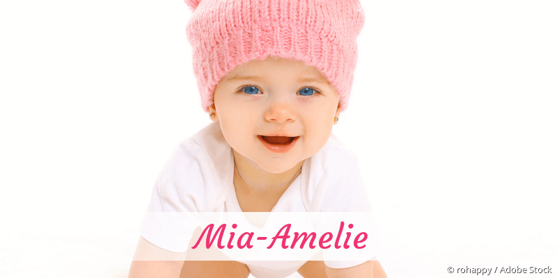 Baby mit Namen Mia-Amelie