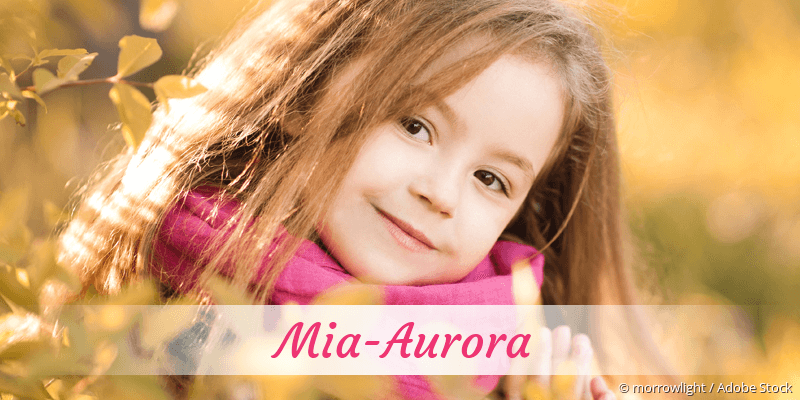 Baby mit Namen Mia-Aurora