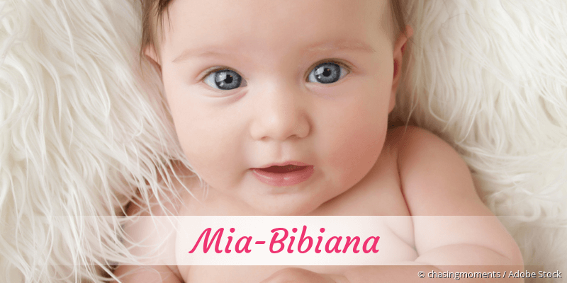 Baby mit Namen Mia-Bibiana