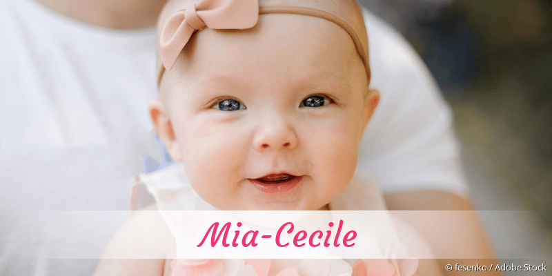 Baby mit Namen Mia-Cecile