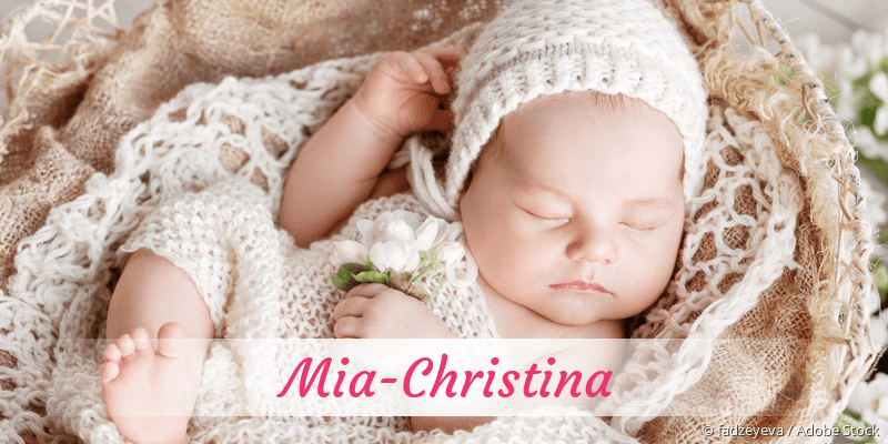 Baby mit Namen Mia-Christina