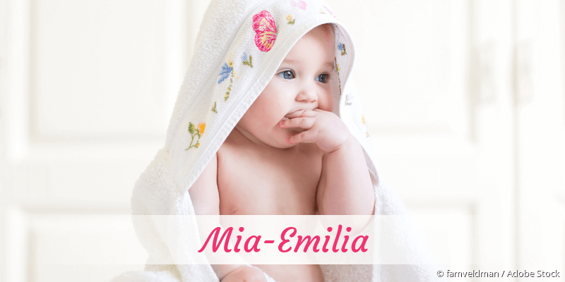 Baby mit Namen Mia-Emilia