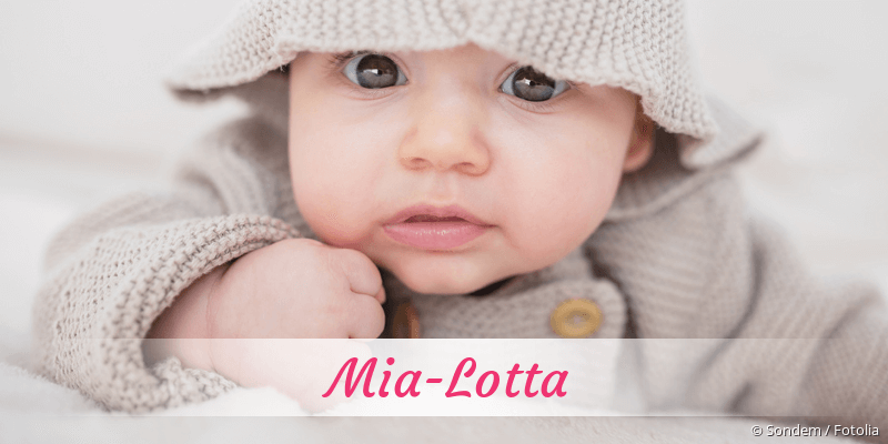 Baby mit Namen Mia-Lotta