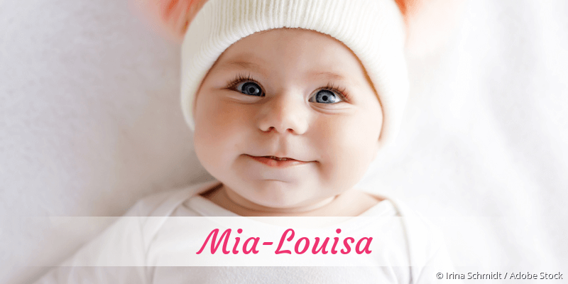 Baby mit Namen Mia-Louisa