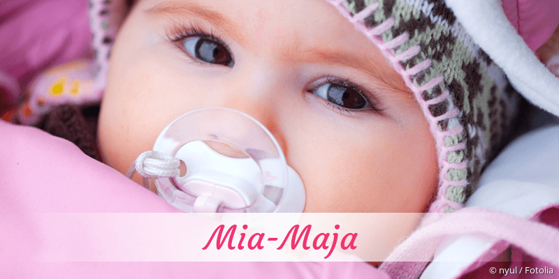 Baby mit Namen Mia-Maja
