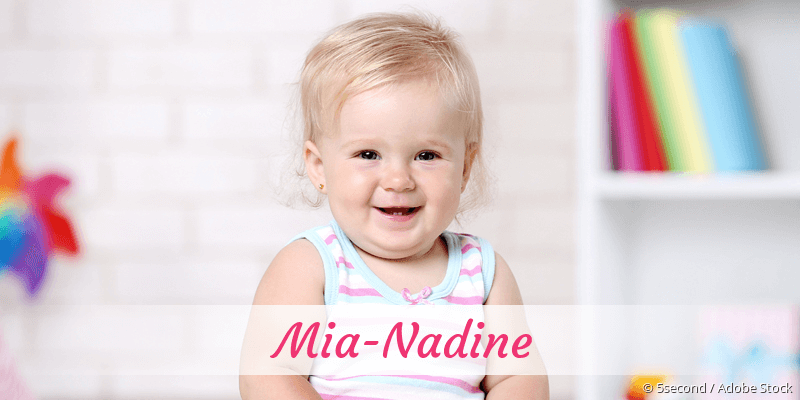Baby mit Namen Mia-Nadine