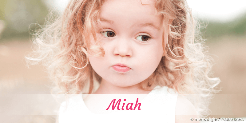 Baby mit Namen Miah
