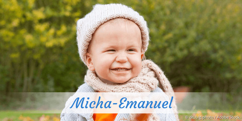 Baby mit Namen Micha-Emanuel