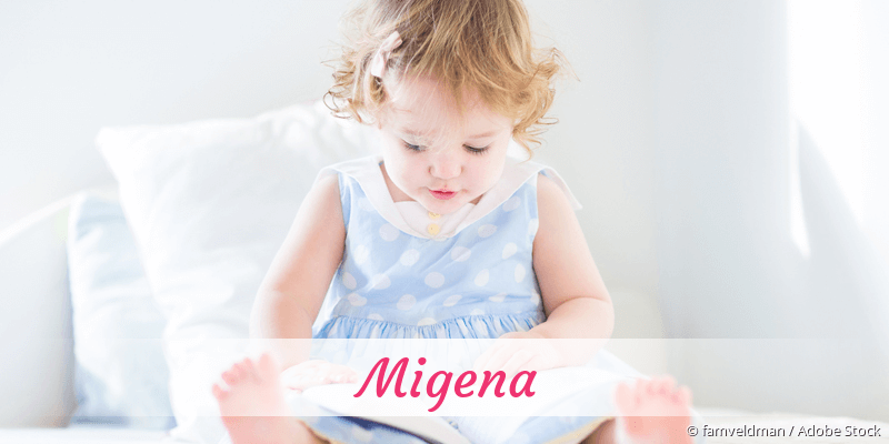 Baby mit Namen Migena