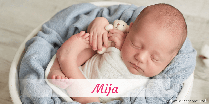 Baby mit Namen Mija