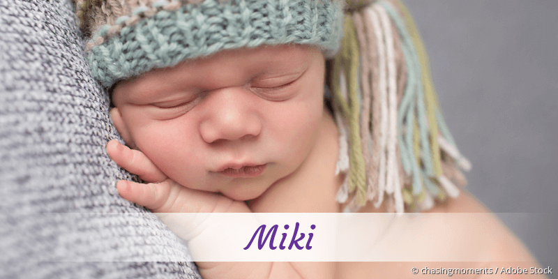 Baby mit Namen Miki