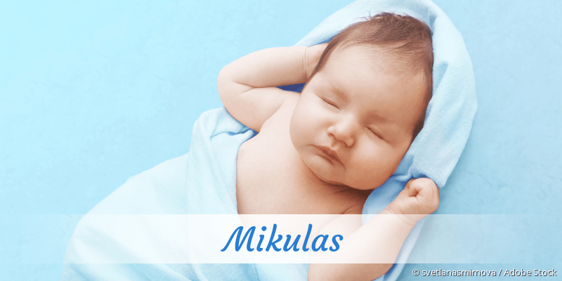 Baby mit Namen Mikulas