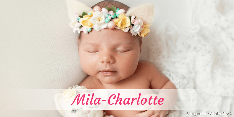 Baby mit Namen Mila-Charlotte