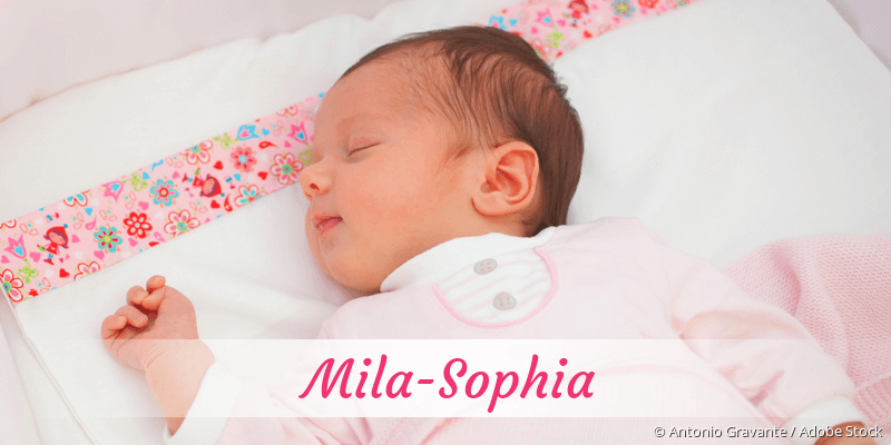Baby mit Namen Mila-Sophia