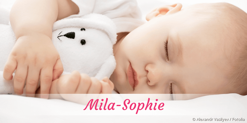 Baby mit Namen Mila-Sophie