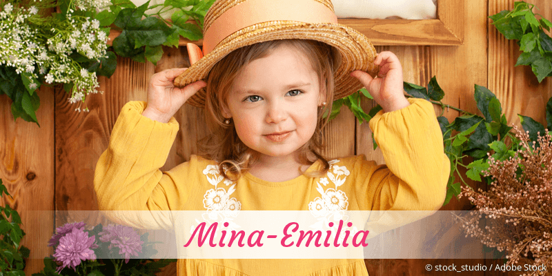 Baby mit Namen Mina-Emilia