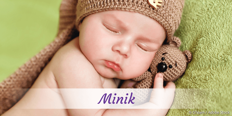 Baby mit Namen Minik