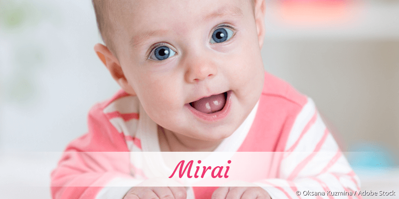 Baby mit Namen Mirai