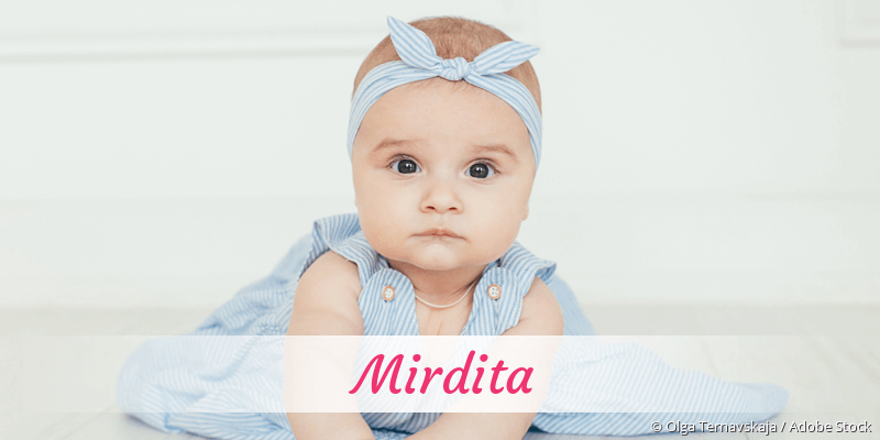 Baby mit Namen Mirdita