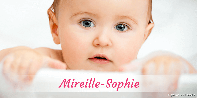 Baby mit Namen Mireille-Sophie