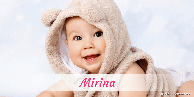 Baby mit Namen Mirina