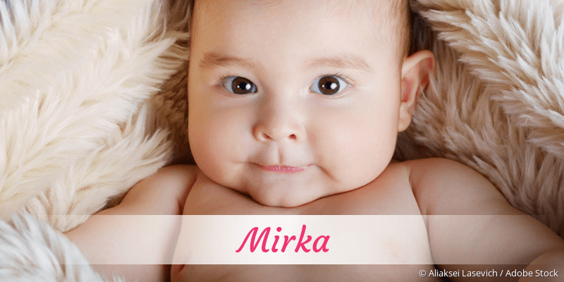 Name Mirka als Bild