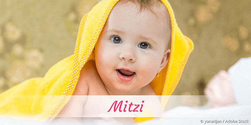 Baby mit Namen Mitzi