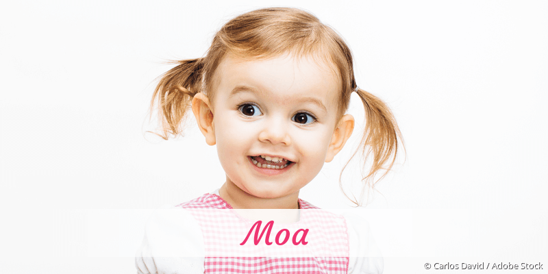 Baby mit Namen Moa
