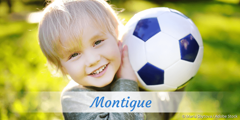 Baby mit Namen Montigue