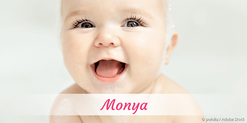 Baby mit Namen Monya