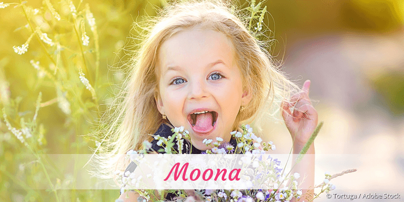 Baby mit Namen Moona