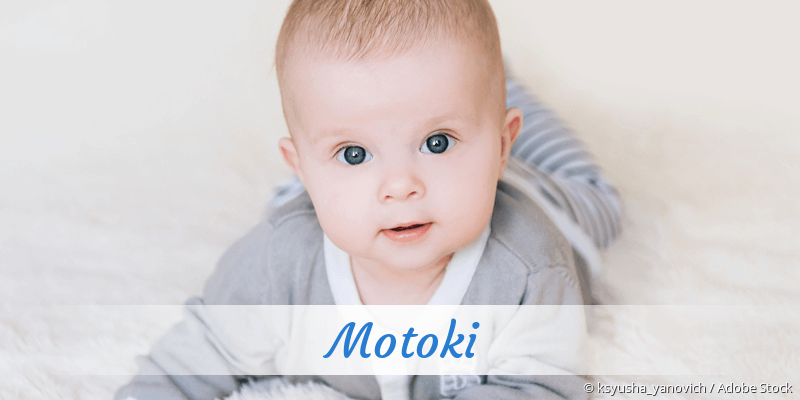 Baby mit Namen Motoki