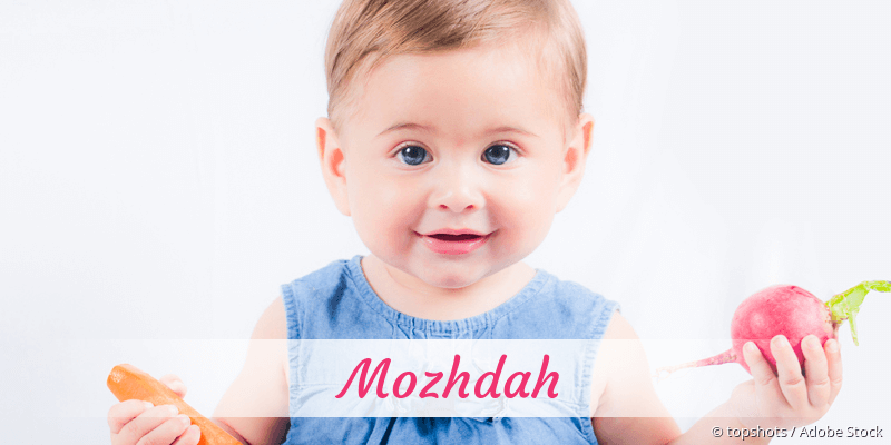 Baby mit Namen Mozhdah