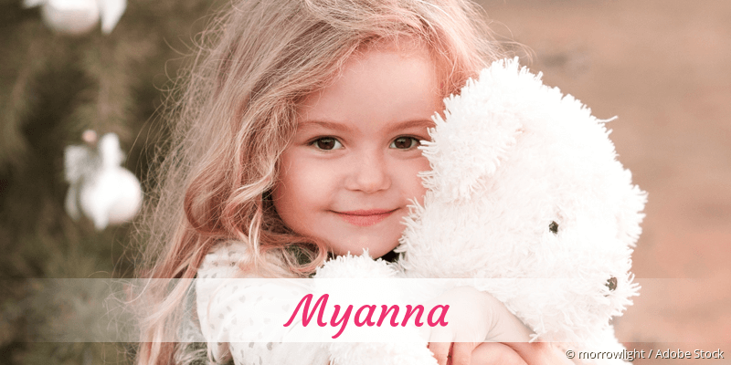 Baby mit Namen Myanna