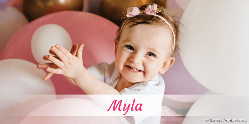 Baby mit Namen Myla