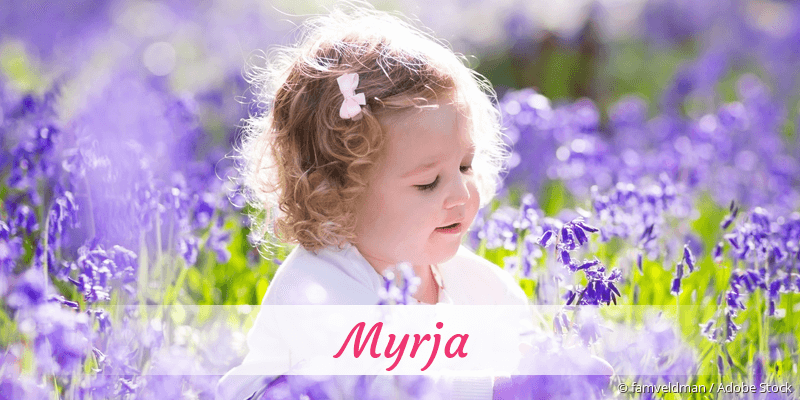 Baby mit Namen Myrja