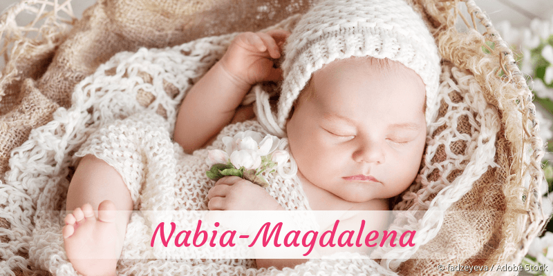 Baby mit Namen Nabia-Magdalena