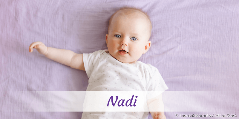 Baby mit Namen Nadi