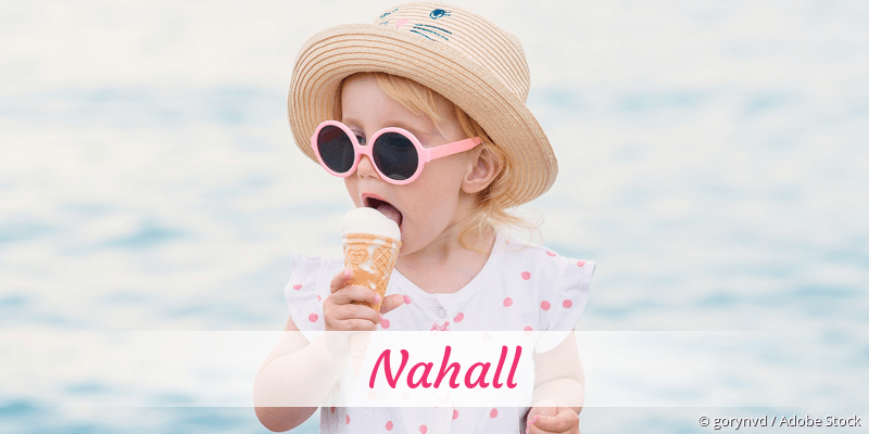 Baby mit Namen Nahall